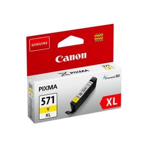 Original Canon CLI571XL Amarillo Cartucho de Tinta - 0334C001