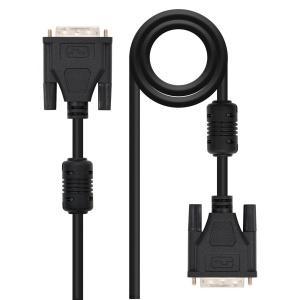 Nanocable Cable DVI 18+1 Macho a DVI 18+1 Macho 1.80m - Color Negro