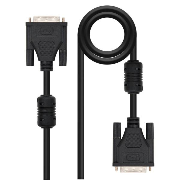 Nanocable Cable DVI 18+1 Macho a DVI 18+1 Macho 1.80m - Color Negro