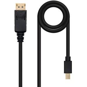 Nanocable Cable Mini DP Macho a DisplayPort Macho 2m - Color Negro