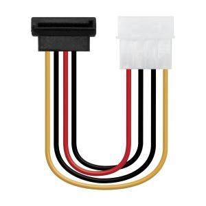 Nanocable Cable SATA Alimentacion Acodado 5.25" Molex 4pin Macho a SATA Hembra 0.16m