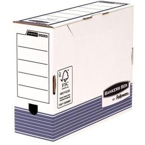Fellowes Bankers Box  10 cajas de Archivo Definitivo 100mm A4 - Montaje Automatico Fastfold - Carton Reciclado Certificacion FSC