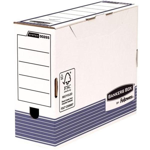 Fellowes Bankers Box  10 cajas de Archivo Definitivo 100mm A4 - Montaje Automatico Fastfold - Carton Reciclado Certificacion FSC