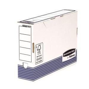 Fellowes Bankers Box  10 cajas de Archivo Definitivo 80mm Folio - Montaje Automatico Fastfold - Carton Reciclado Certificacion FSC