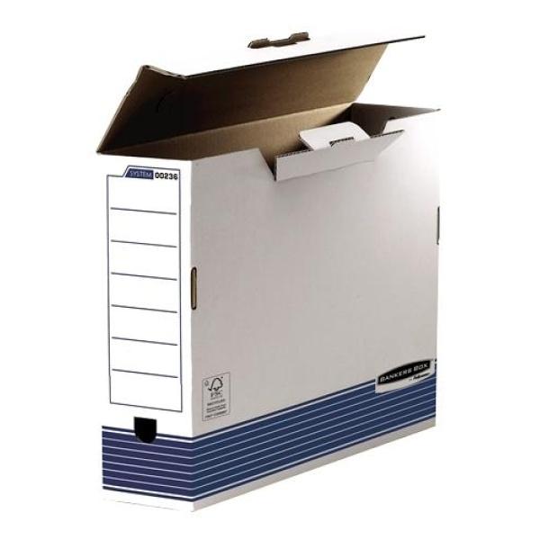 Fellowes Bankers Box 10 cajas de Archivo Definitivo 100mm A3 - Montaje Automatico Fastfold - Carton Reciclado Certificacion FSC