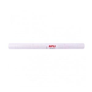 Apli Forro de Libros en Rollo 80? 3 x 0,5 m - Polipropileno - Adhesivo Reposicionable - Alta Resistencia - 429