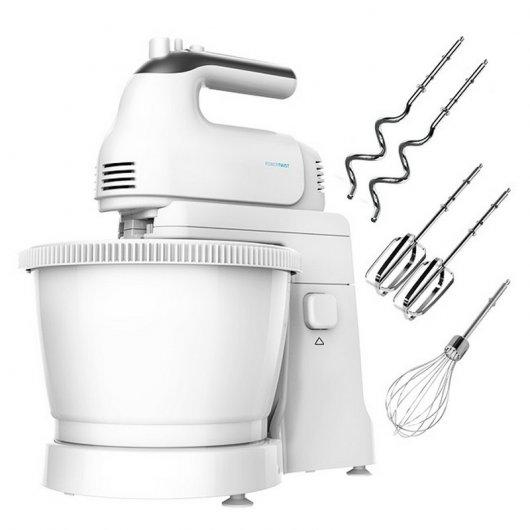 Robot Pâtissier Cecotec PowerTwist 500 - Bol Auto-giratoire 3.5L, 500W Et 5 Vitesses Avec Accessoires