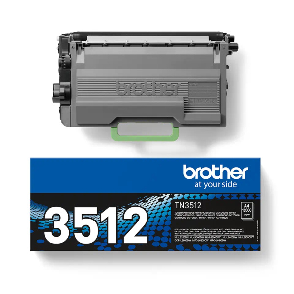 Cartucho de tóner Negro original Brother TN3512