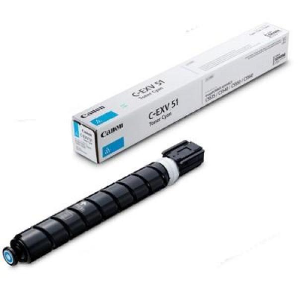 Original Canon CEXV51 Cyan Cartucho de Toner - 0482C002