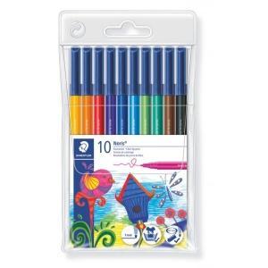 Staedtler Noris 326 Rotulador de Punta de Fibra - Resistente a la Presion - Tinta Base de Agua - Colores Surtidos