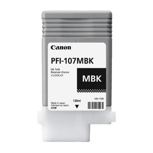 Original Canon PFI107 Negro Mate Cartucho de Tinta - PFI107MBK/6704B001