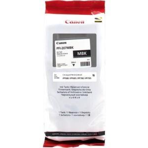 Original Canon PFI207 Negro Mate Cartucho de Tinta  - PFI207MBK/8788B001