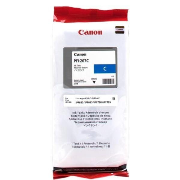 Original Canon PFI207 Cyan Cartucho de Tinta  - PFI207C/8790B001