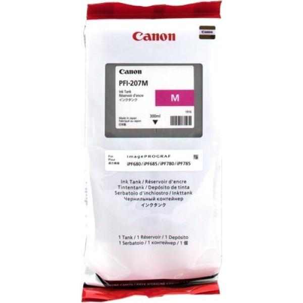 Original Canon PFI207 Magenta Cartucho de Tinta  - PFI207M/8791B001