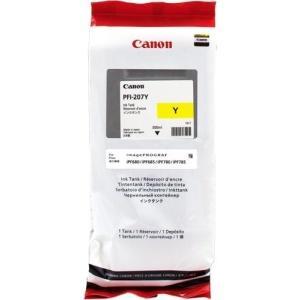 Original Canon PFI207 Amarillo Cartucho de Tinta  - PFI207Y/8792B001