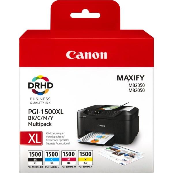 Original Canon PGI1500XL Pack de 4 Cartuchos de Tinta es - 9182B004