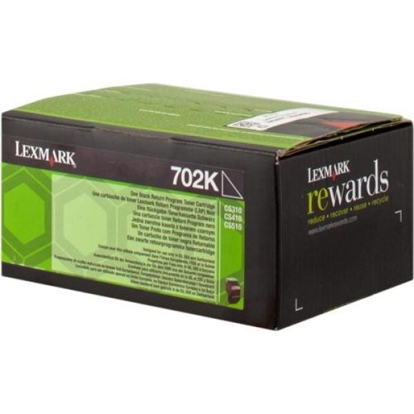 Original Lexmark CS310-CS410-CS510 Negro Cartucho de Toner - 70C20K0-702K