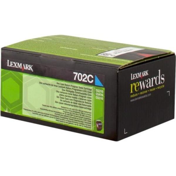 Original Lexmark CS310-CS410-CS510 Cyan Cartucho de Toner - 70C20C0-702C