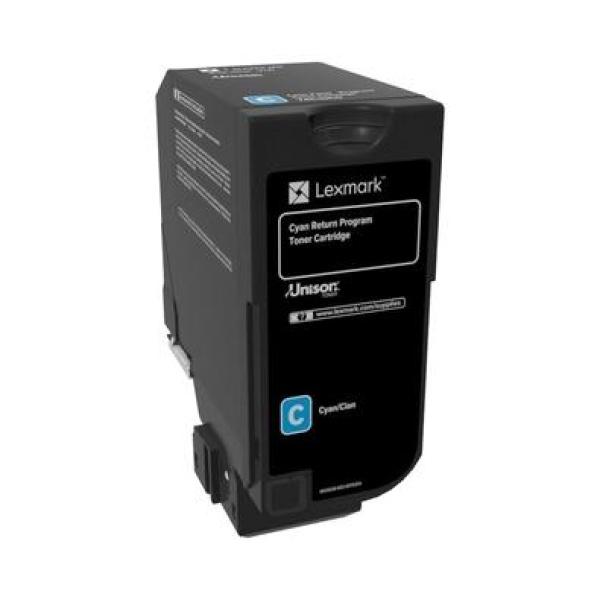 Original Lexmark CS720-CS725-CX725 Cyan Cartucho de Toner - 74C20C0