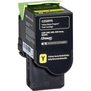 Original Lexmark C2325-C2425-C2535-MC2325-MC2425-MC2535-MC2640 Amarillo Cartucho de Toner - C2320Y0