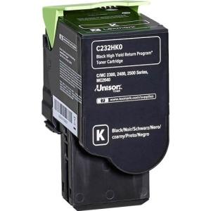 Original Lexmark C2325-C2425-C2535-MC2325-MC2425-MC2535-MC2640 Negro Cartucho de Toner - C232HK0