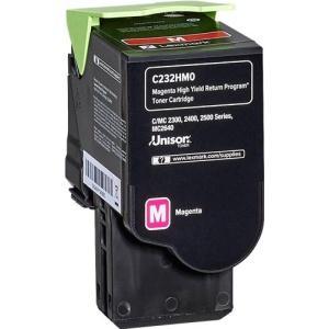 Original Lexmark C2325-C2425-C2535-MC2325-MC2425-MC2535-MC2640 Magenta Cartucho de Toner - C232HM0