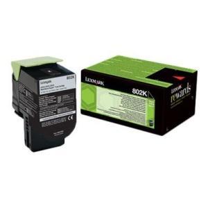 Original Lexmark CX310-CX410-CX510 Negro Cartucho de Toner - 80C20K0-802K