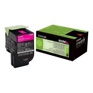 Original Lexmark CX310-CX410-CX510 Magenta Cartucho de Toner - 80C20M0-802M