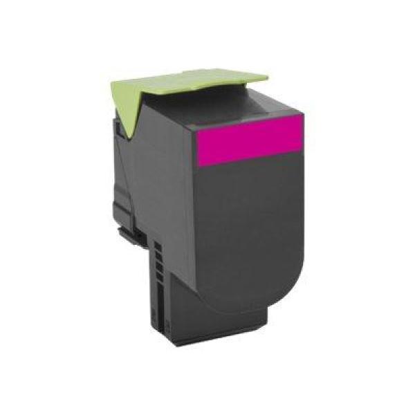 Original Lexmark CX410-CX510 Magenta Cartucho de Toner - 80C2HM0-80C2HME-802HM