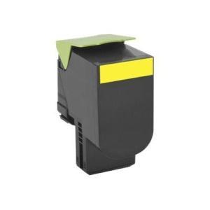 Original Lexmark CX410-CX510 Amarillo Cartucho de Toner - 80C2HY0-80C2HYE-802HY