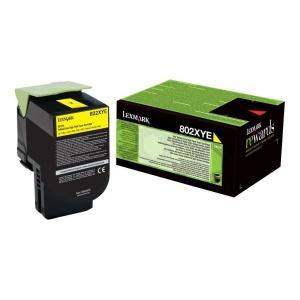 Original Lexmark CX510 Amarillo Cartucho de Toner - 80C2XY0-80C2XYE-802XY