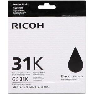 Original Ricoh GC31K Negro Cartucho de Gel - 405688