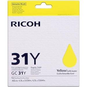 Original Ricoh GC31Y Amarillo Cartucho de Gel - 405691