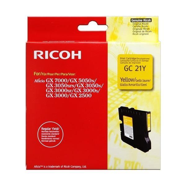 Original Ricoh GC21Y Amarillo Cartucho de Gel - 405535