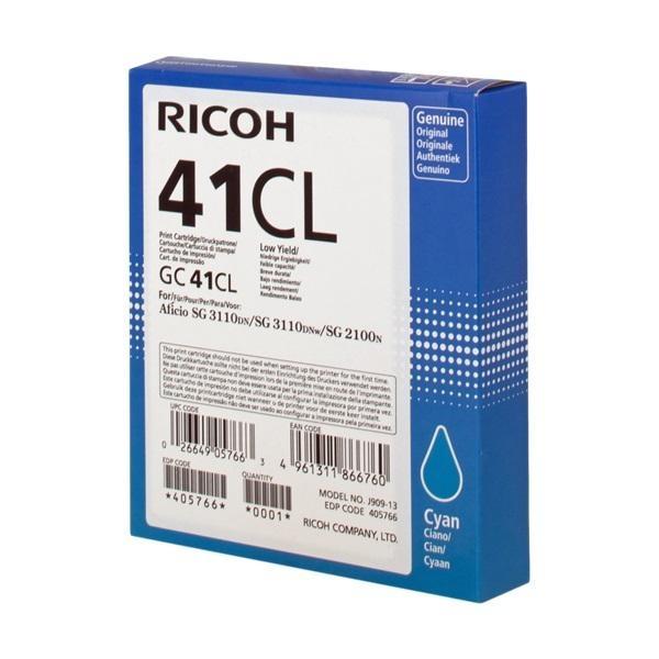 Original Ricoh GC41CL Cyan Cartucho de Gel - 405766