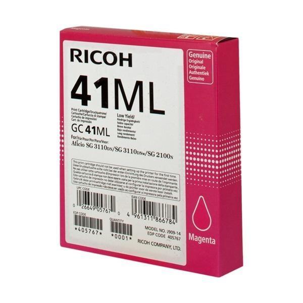 Original Ricoh GC41ML Magenta Cartucho de Gel - 405767