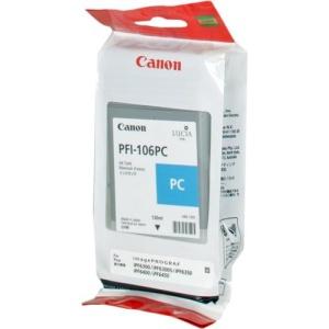 Original Canon PFI106 Cyan Photo Cartucho de Tinta  - PFI106PC/6625B001