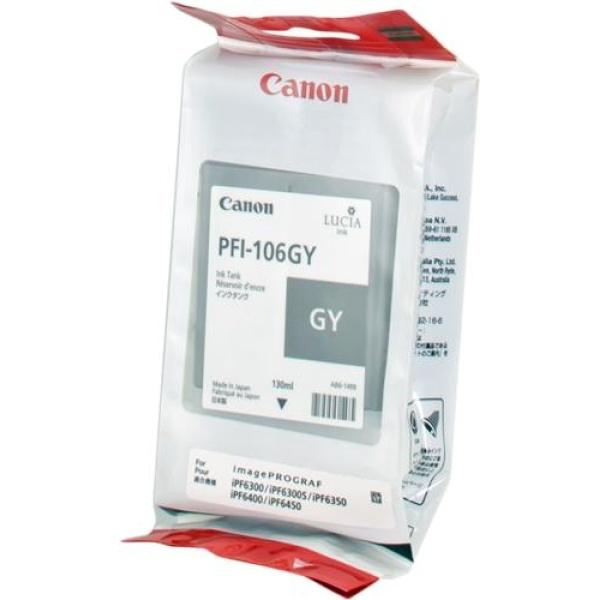 Original Canon PFI106 Gris Cartucho de Tinta - PFI106GY/6630B001