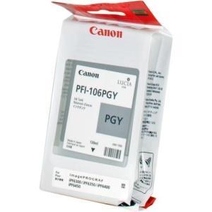 Original Canon PFI106 Gris Photo Cartucho de Tinta  - PFI106PGY/6631B001
