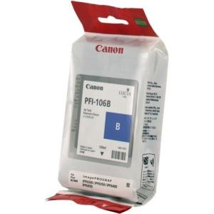 Original Canon PFI106 Azul Cartucho de Tinta  - PFI106B/6629B001