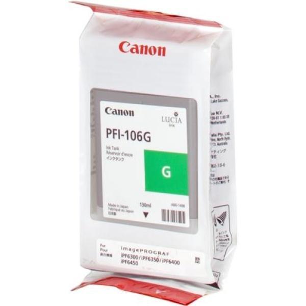 Original Canon PFI106 Verde Cartucho de Tinta - PFI106G/6628B001