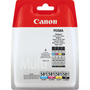 Original Canon CLI581 Pack de 4 Cartuchos de Tinta es - 2103C004