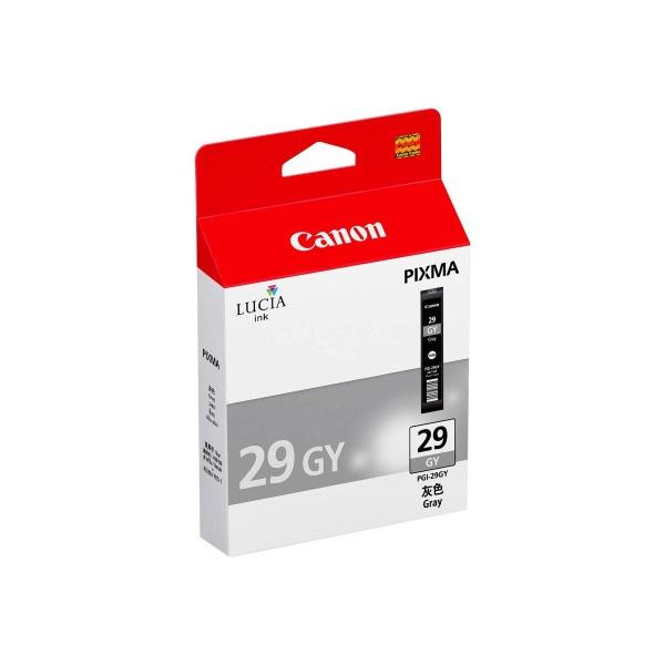 Original Canon PGI29 Gris Cartucho de Tinta  - 4871B001