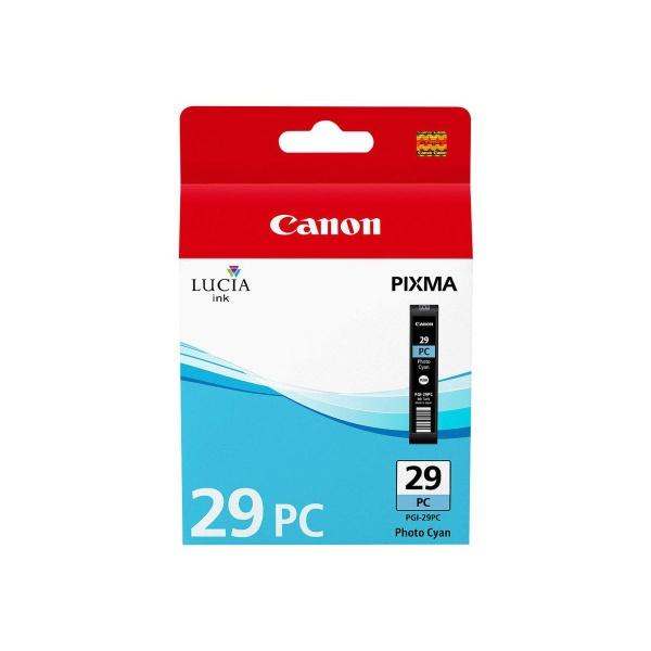 Original Canon PGI29 Cyan Photo Cartucho de Tinta - 4876B001