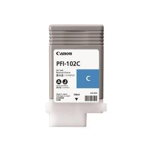 Original Canon PFI102 Cyan Cartucho de Tinta  - 0896B001