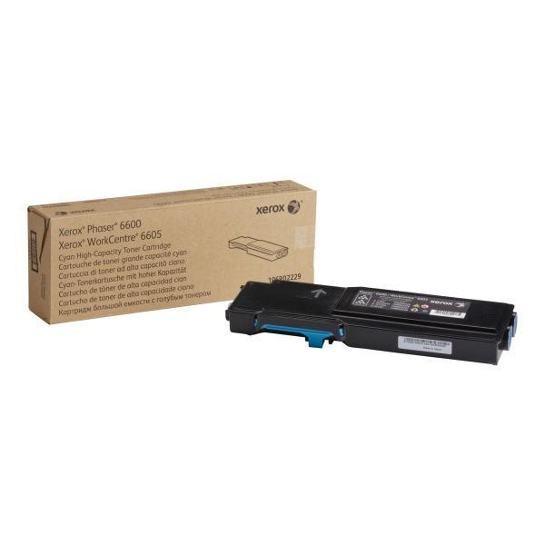 Original Xerox Phaser 6600 WorkCentre 6605 Cyan Cartucho de Toner - 106R02229