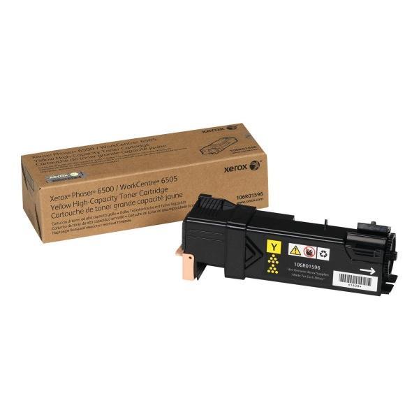 Original Xerox Phaser 6500 Amarillo Cartucho de Toner - 106R01596