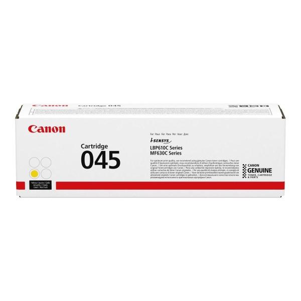 Original Canon 045 Amarillo Cartucho de Toner - 1239C002