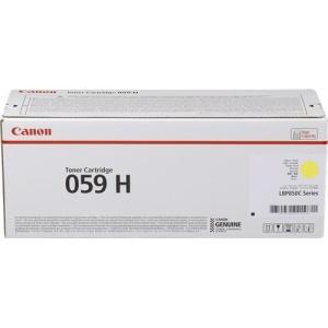 Original Canon 059H Amarillo Cartucho de Toner - 3624C001