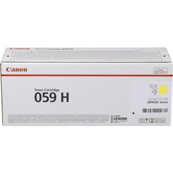Original Canon 059H Amarillo Cartucho de Toner - 3624C001